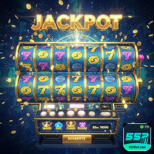 Imagem de slots de máquina caça-níqueis no site 552bet, destaque para jogatina e diversão