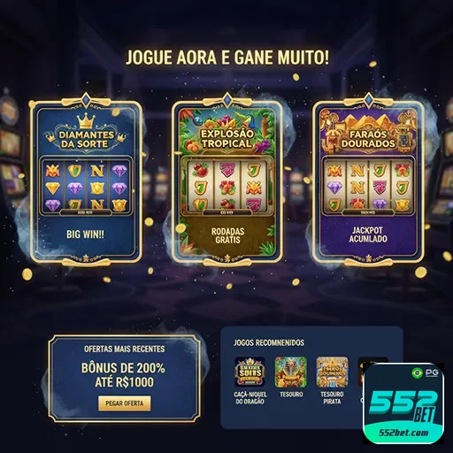 Aproveite as máquinas de slot modernas para uma diversão intensa - 552bet